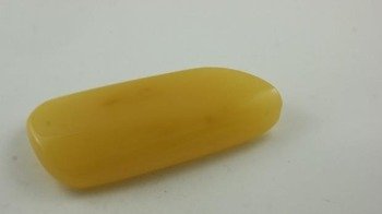 bursztyn kolumbijski polerowany prostokąt żółty 42,7 g